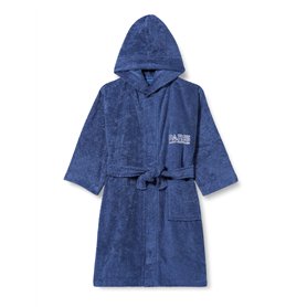 PSG PARISIAN Peignoir Enfant | 100% Coton | OEKO-TEX | Taille 6/8 ans | Brodé Garçon | Bleu