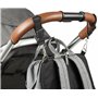 Lot de 2 attaches poussette universelles pour sac à langer