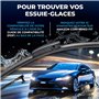 VALEO Silencio Essuie-glace - VF400 - Kit de Balais d'Essuie-glace Plat d'Origine de Haute performance, Visibilité Supérieure su