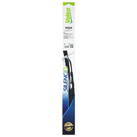 VALEO Silencio Balai d'Essuie-glace - VM209 - Kit de Balais d'Essuie-Glace Conventionnels Aérodynamisme Optimal avec Spoiler - 5