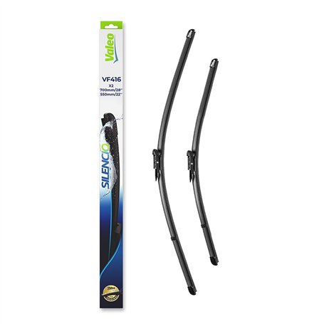 VALEO Silencio Essuie-glace - VF416 - Kit de Balais d'Essuie-glace Plat d'Origine de Haute performance
