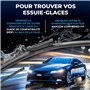 VALEO Silencio Essuie-glace - VF324 - Kit de Balais d'Essuie-glace Plat d'Origine de Haute performance, Visibilité Supérieure su