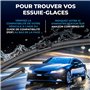 VALEO Silencio Essuie-glace - VF920 - Kit de Balais d'Essuie-glace Plat d'Origine de Haute performance, Visibilité Supérieure su