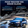 Valeo Silencio Essuie-glace - VF934 - Un Kit d'Essuie-glaces Plats d'Origine de Haute performance, Visibilité Supérieure sur la 
