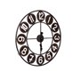 Emotion Horloge Murale Noir 60 cm Forge Métal Noir Silencieuse Style Industriel Chiffres Romains Marque Française