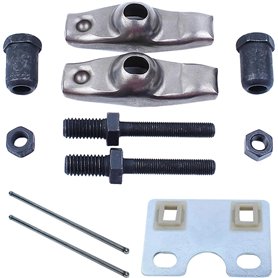 Accessoires d'outils Kit de culbuteur de plaque de guidage de tige de poussée de soupape compatible avec Honda GX340 GX390 moteu