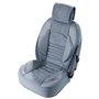 Couvre Siege Grand Confort Airbags Lateraux Maille Respirante avec Elasto System Gris