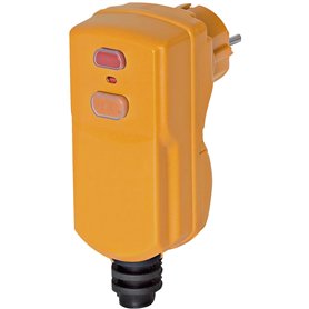 Brennenstuhl Fiche jaune avec protection différentielle 10mA (IP55