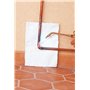 GEB Bouclier Thermique réutilisable 1 pièce Pliable 20 x 27 cm réfractaire à la Flamme et protège Les Supports de la Chaleur émi