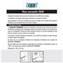 GEB Bouclier Thermique réutilisable 1 pièce Pliable 20 x 27 cm réfractaire à la Flamme et protège Les Supports de la Chaleur émi