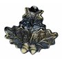 Januel - Décor Feuilles de Chêne pour Trophée de Sanglier - Fixation Dents et Grès de Sanglier sur Ecusson Trophée - Petit Modèl