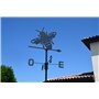 Louis Moulin Girouette Abeille 45x74 cm - Anthracite - Made in France
