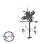 Louis Moulin Girouette Abeille 45x74 cm - Anthracite - Made in France