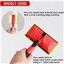 Sutowe Applicateur de tampon de peinture de 17,8 cm pour murs et plafonds avec rallonge et plateau de peinture, outil de coupe m