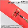 Sutowe Applicateur de tampon de peinture de 17,8 cm pour murs et plafonds avec rallonge et plateau de peinture, outil de coupe m