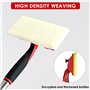 Sutowe Applicateur de tampon de peinture de 17,8 cm pour murs et plafonds avec rallonge et plateau de peinture, outil de coupe m