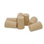 LIEGE + Créations 100 Bouchons Coniques en liège Micro aggloméré Hauteur 33 mm x Ø Haut 22