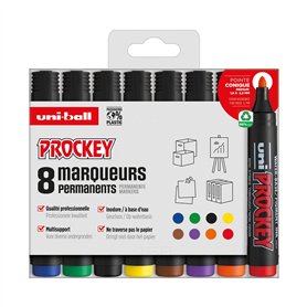 uni-ball Uni Prockey Uni Mitsubishi Pencil - Marqueur Permanent Inodore PM122 - Multisupport