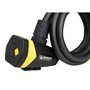 Michelin 800116 Antivol Spirale Ø10x1,80m+Support Unisex-Adult, Noir, Longueur: 1,80m