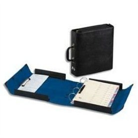Arianex Classeur attaché case avec poignée Chairman 4 anneaux Noir
