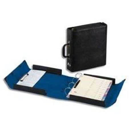 Arianex Classeur attaché case avec poignée Chairman 4 anneaux Noir