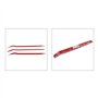 COGEX - Démonte pneu 350mm - Lot de 3 pièces - Couleur: rouge - Longueur: 35cm - Poids d'une pièce: 280g - Poids des 3 pièces: 8