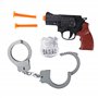 FLYPOP'S - Set de Police - Accessoires de Déguisement - 183406 - Noir - Plastique - Policier - Jouet Enfant - Carnaval - Costume