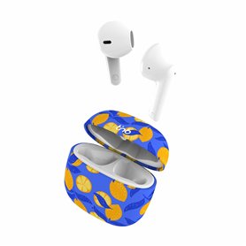 Écouteurs Sans Fil avec Étui de Charge T'NB LEMON Jaune Bleu