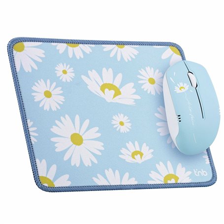 Souris et Tapis de Souris Gaming T'NB DAISY Bleu