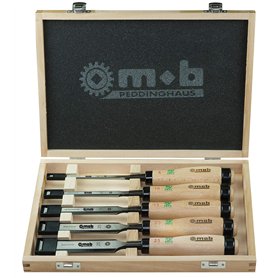 Peddinghaus 7000200001 Ciseau à bois set avec manche en Bois