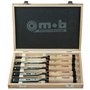 Peddinghaus 7000200001 Ciseau à bois set avec manche en Bois