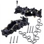 2 Couvercles Soupape Culasse Collecteur Tubulure Admission Air Côté Gauche ET Droit compatible pour A4 A6 A8 Q7 TOUAREG 2.7 & 3.
