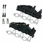 2 Couvercles Soupape Culasse Collecteur Tubulure Admission Air Côté Gauche ET Droit compatible pour A4 A6 A8 Q7 TOUAREG 2.7 & 3.