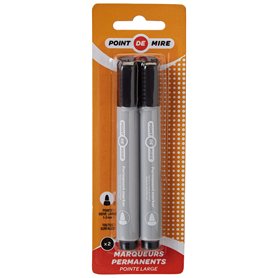 POINT DE MIRE 2 Marqueurs Perm Pointe Ogive Papeterie Fourniture Scolaire