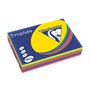 CLAIREFONTAINE Ramette 5x50 feuilles papier Trophée 160g A4 assortis intense