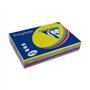 CLAIREFONTAINE Ramette 5x50 feuilles papier Trophée 160g A4 assortis intense