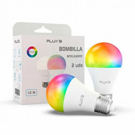 Ampoule à Puce Flux's LED Wi-fi E27 10W Multicouleur (2 pcs) 39,99 €