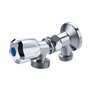 Kit applique murale écrou tournant + robinet de machine à laver NOYON & THIEBAULT