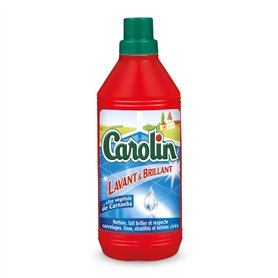 Carolin Nettoyant Sols Lavant et Brillant à la Cire de Carnauba 1 L