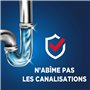 Ouragan Déboucheur Epais Parfumé Fraîcheur Eucalyptus 15 minutes 1 L