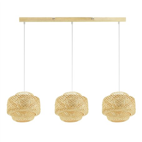 Seynave Luminaire CABANA Suspension Barre 3 Lampes