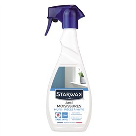 STARWAX Anti-moisissures pour murs et pièces à vivre 500ML -Idéal pour éliminer les moisissures sur les murs