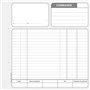 Le Dauphin - Réf. 1172D - Lot de 5 manifolds COMMANDES - papier autocopiant - duplicata (1 original et 1 copie) - 50 feuilles - 