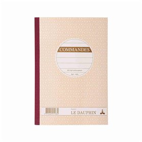 Le Dauphin - Réf. 1183D - Lot de 5 manifolds COMMANDES - papier autocopiant - triplicata (1 original et 2 copies) - 50 feuilles