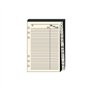 Quo Vadis - Accessoires de TIMER - Recharge REPERTOIRE TEL pour TIMER 21 - Papier ivoire Clairefontaine - Format 15x21cm