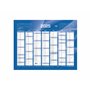 1 Calendrier de banque bleu - Année 2025-135 x 180 mm