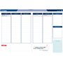 Quo Vadis - Agenda enseignant - 2024-2025 - Mon Agenda Pédagogique - Semainier Horizontal - Français - Multicolore - 12 mois de 