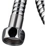 Wirquin 60719566 Lot de 2 flexibles en inox chromé 1m et 30 cm pour colonne de douche