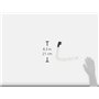 Wirquin 30718718 Kit de trop-plein flexible en plastique pour lavabos, blanc et chromé