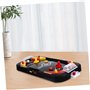 BESPORTBLE Mini Jeu De Hockey sur Glace Noir pour 2 Joueurs Jouet Éducatif pour Garçons Et Filles Divertissement en Intérieur Am